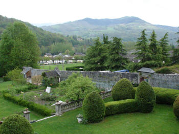 The view from our Balcony apartment at LE CLOS ENCHANTE.