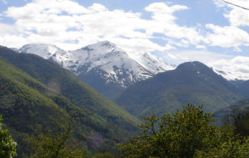 Nearly everywhere we looked, the snow-capped Pyrenees peaked over the foothills. These mountains border Spain and were easily traversed by hikers, warriors, and native explorers.