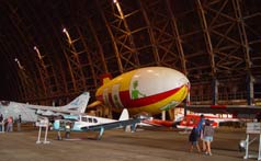 The Tillamook Air Museum in Tillamook, Oregon. The largest open span building in the world... with not a lick of steel in it.